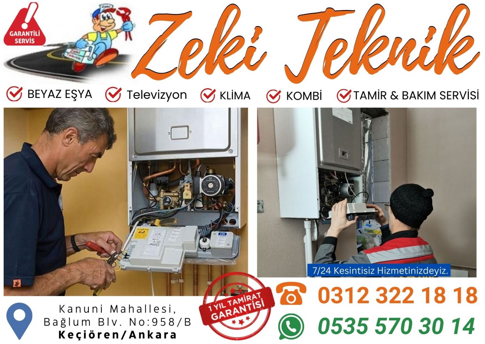 Bağlum Kombi Servisi